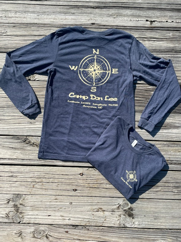 CDL - Compass/Latitude-Longitude L/S T-Shirt – NCUM Camps