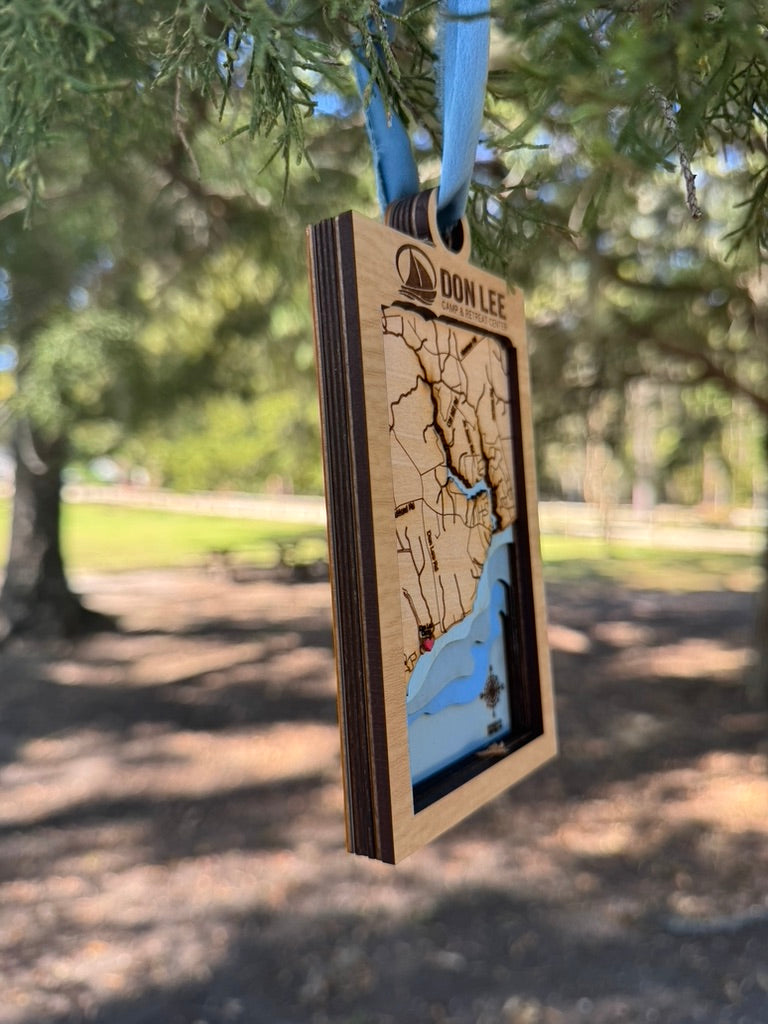 Christmas Ornament- CDL Nautical Map