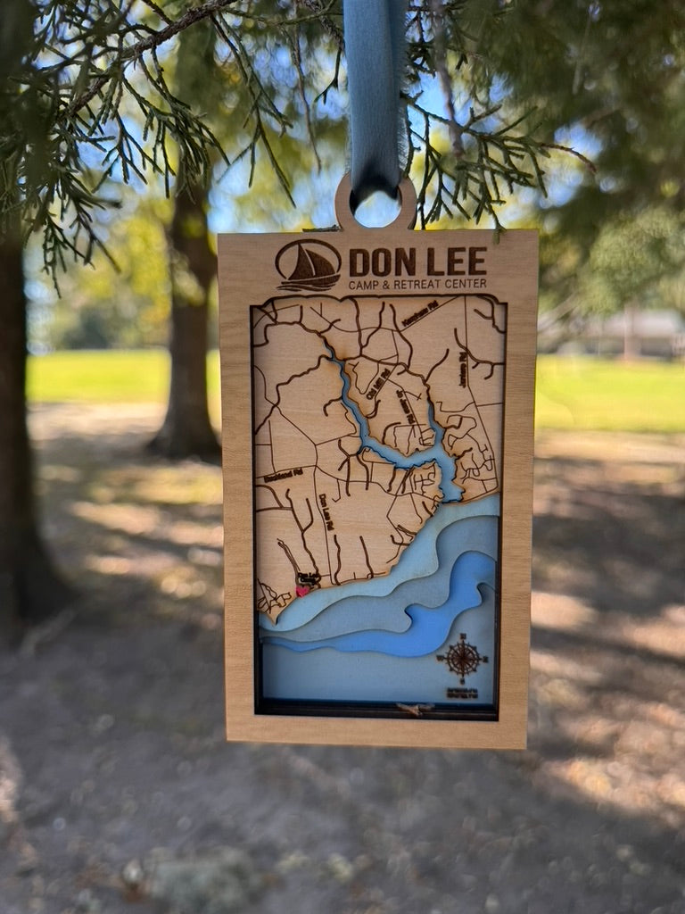 Christmas Ornament- CDL Nautical Map