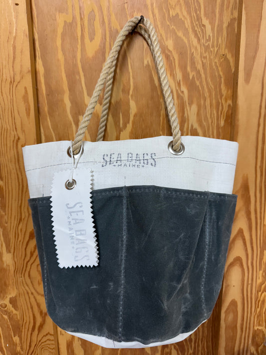 A Sea Bag - All Purpose Gray Tool Bucket Bag