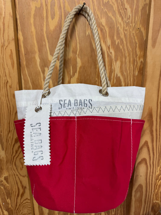 A Sea Bag - All Purpose Red Tool Bucket Bag