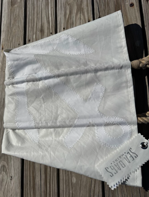 Sea Bag - White Anchor Tote